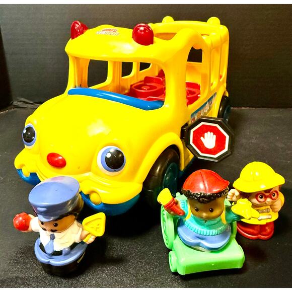 Fisher Price Little People Handicap accessible school bus phrases & music - Picture 1 of 8